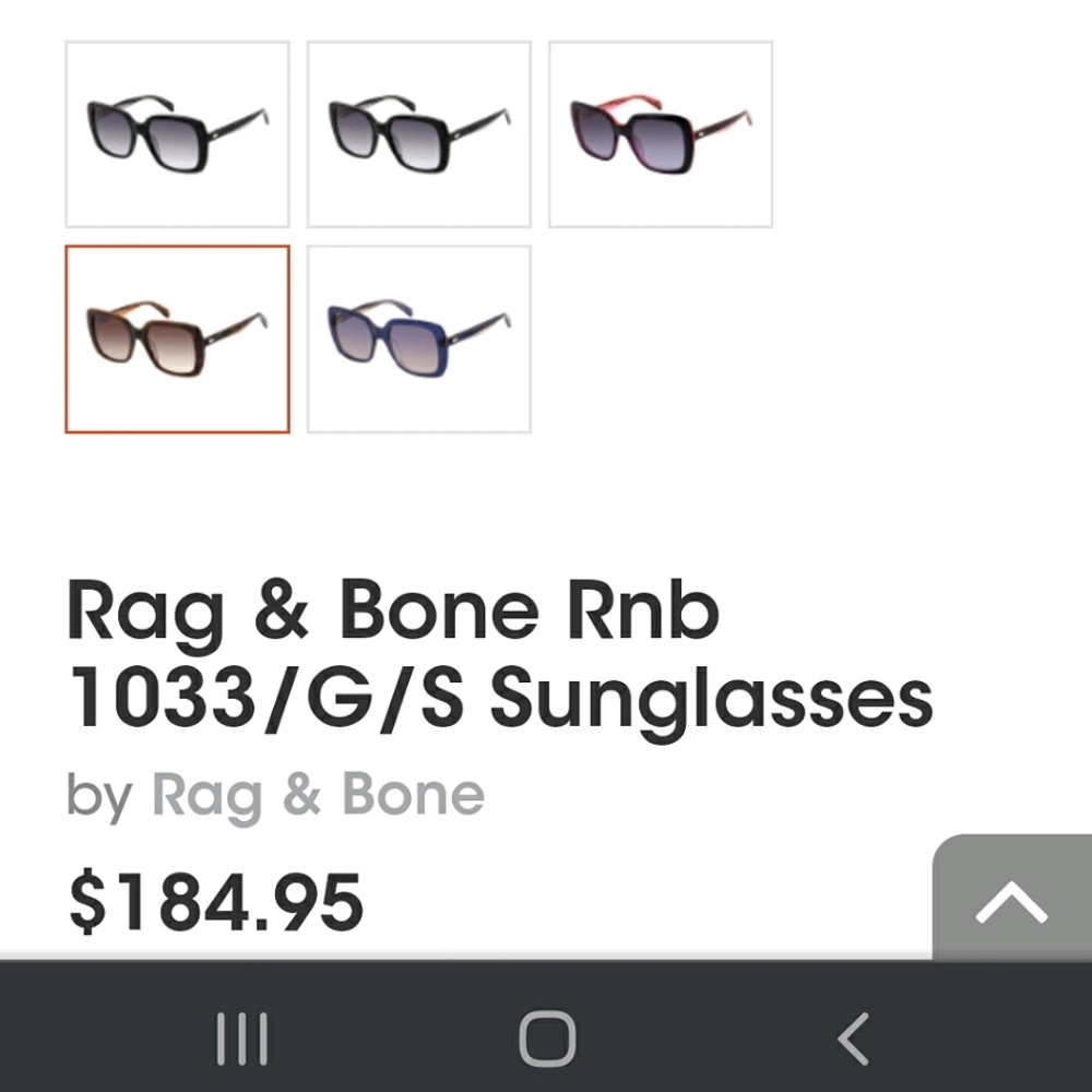 Rag & Bone sunglasses for women